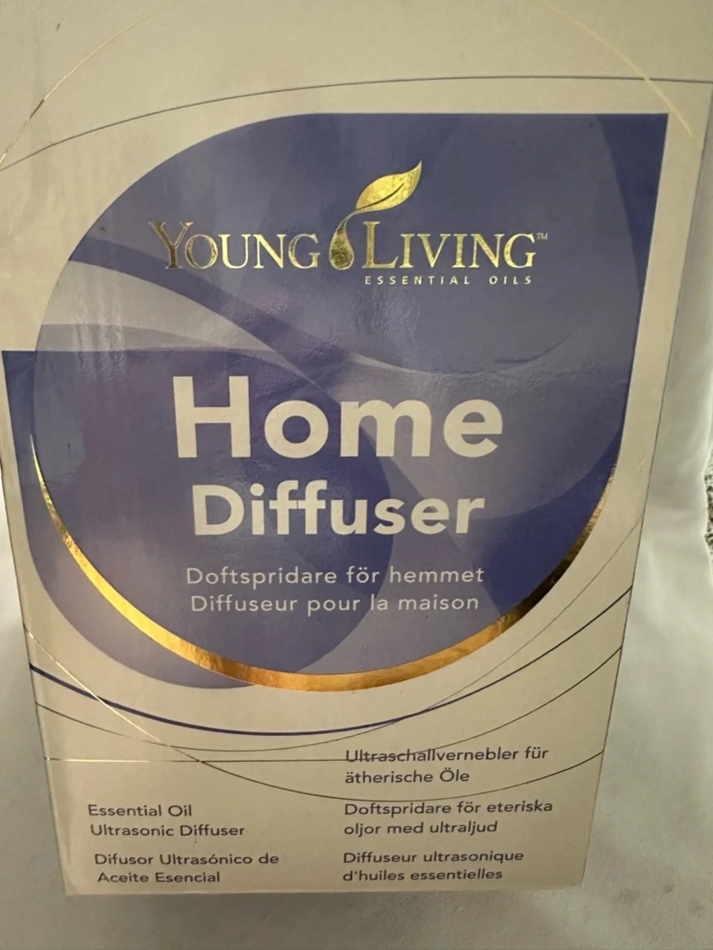 Young Living Home Diffuser Essential Oil Ultrasonic Aromatherapy Humidifier Open